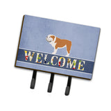 Caroline'S Treasures English Bulldog Welcome Wall Hook, Triple, Multicolor