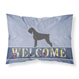 Caroline'S Treasures Giant Schnauzer Welcome Pillowcase, Standard,