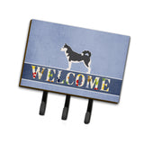 Caroline'S Treasures Siberian Husky Welcome Wall Hook, Triple, Multicolor