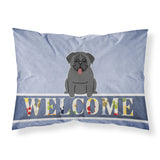 Caroline'S Treasures Pug Black Welcome Pillowcase, Standard,