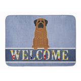 Caroline'S Treasures Mastiff Brindle Welcome Floor Mat, 19 X 27, Multicolor