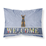Caroline'S Treasures Manchester Terrier Welcome Pillowcase, Standard,