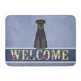 Caroline'S Treasures Standard Schnauzer Black Welcome Floor Mat, 19 X 27, Multicolor