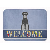 Caroline'S Treasures Standard Schnauzer Black Grey Welcome Floor Mat, 19 X 27, Multicolor
