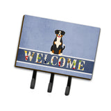 Caroline'S Treasures Entlebucher Welcome Wall Hook, Triple, Multicolor