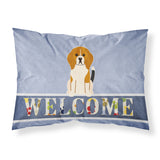 Caroline'S Treasures Welcome Beagle Tricolor Pillowcase, Standard