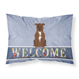 Caroline'S Treasures Staffordshire Bull Terrier Chocolate Pillowcase, Standard, Multicolor