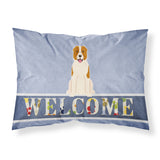 Caroline'S Treasures Central Asian Shepherd Dog Welcome Pillowcase, Standard, Multicolor