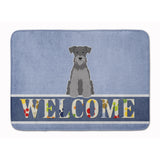 Caroline'S Treasures Miniature Schanuzer Black Silver Floor Mat, 19 X 27, Multicolor