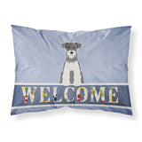 Caroline'S Treasures Miniature Schanuzer Salt And Pepper Printed, Polyester Envelope Closure Pillowcase, Standard, Mul