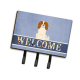 Caroline'S Treasures Cavalier Spaniel Welcome Wall Hook, Triple, Multicolor