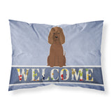 Caroline'S Treasures Irish Water Spaniel Welcome Pillowcase, Standard,