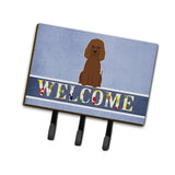 Caroline'S Treasures Irish Water Spaniel Welcome Wall Hook, Triple, Multicolor