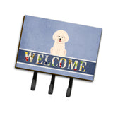 Caroline'S Treasures Bichon Frise Welcome Wall Hook, Triple, Multicolor