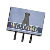 Caroline'S Treasures Briard Black Welcome Wall Hook, Triple, Multicolor