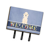 Caroline'S Treasures Bedlington Terrier Sandy Welcome Wall Hook, Triple, Multicolor