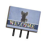 Caroline'S Treasures Welcome Chinese Crested Black Wall Hook, Triple