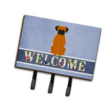 Caroline'S Treasures Fawn Boxer Welcome Wall Hook, Triple, Multicolor