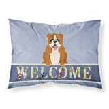 Caroline'S Treasures English Bulldog Red White Welcome Pillowcase, Standard,