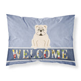 Caroline'S Treasures English Bulldog White Welcome Pillowcase, Standard,