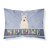 Caroline'S Treasures Bull Terrier White Welcome Pillowcase, Standard, Multicolor