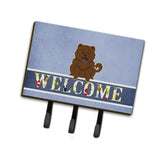 Caroline'S Treasures Chow Chocolate Welcome Wall Hook, Triple, Multicolor