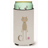 Caroline'S Treasures Alphabet C For Cat Tall Boy Beverage Insulator Hugger, Multicolor