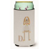 Caroline'S Treasures Alphabet D For Dog Tall Boy Beverage Insulator Hugger, Multicolor