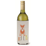 Caroline'S Treasures Alphabet F For Fox Wine Bottle Beverage Insulator Hugger, Multicolor, 750Ml