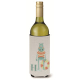 Caroline'S Treasures Alphabet H For Hippopotamus Wine Bottle Beverage Insulator Hugger, Multicolor, 750Ml