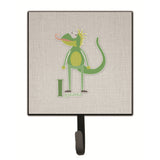 Caroline'S Treasures Alphabet I For Iguana Wall Hook, Small, Multicolor