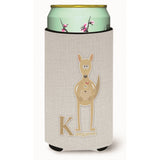 Caroline'S Treasures Alphabet K For Kangaroo Tall Boy Beverage Insulator Hugger, Multicolor