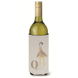 Caroline'S Treasures Alphabet Q For Quail Wine Bottle Beverage Insulator Hugger, Multicolor, 750Ml