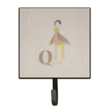 Caroline'S Treasures Alphabet Q For Quail Wall Hook, Small, Multicolor