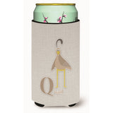 Caroline'S Treasures Alphabet Q For Quail Tall Boy Beverage Insulator Hugger, Multicolor