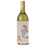 Caroline'S Treasures Alphabet X For X-Ray Fish Wine Bottle Beverage Insulator Hugger, Multicolor, 750Ml