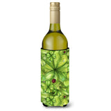 Caroline'S Treasures Shamrocks And Lady Bugs Wine Bottle Beverage Insulator Hugger, 750 Ml, Multicolor