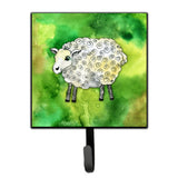 Caroline'S Treasures Irish Sheep Leash Or Key Holder Hooks, Multicolor