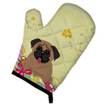 Caroline'S Treasures Bb6005Ovmt Easter Eggs Pug Brown Oven Mitt, Multicolor, 12 X 8.5