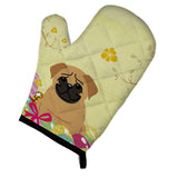 Caroline'S Treasures Bb6007Ovmt Easter Eggs Pug Brown Oven Mitt, Multicolor, 12 X 8.5