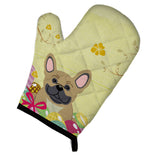 Caroline'S Treasures Easter Eggs French Bulldog Cream Oven Mitt, Multicolor, 12 X 8.5