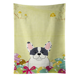 Caroline'S Treasures Easter Eggs French Bulldog Piebald Kitchen Towel, Multicolor, 25 X 15
