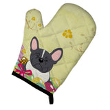 Caroline'S Treasures Easter Eggs French Bulldog Black White Oven Mitt, Multicolor, 12 X 8.5