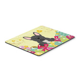 Caroline'S Treasures Easter Eggs French Bulldog Black Mouse Pad, Hot Pad Or Trivet, Multicolor, 7.75X9.25 (Bb6014Mp)