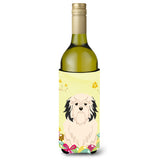 Caroline'S Treasures Bb6019Literk Easter Eggs Lowchen Wine Bottle Beverage Insulator Hugger, 750Ml, Multicolor