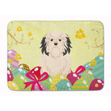Caroline'S Treasures Easter Eggs Lowchen Machine Washable Memory Foam Mat Doormats, Multicolor