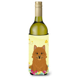Caroline'S Treasures Bb6020Literk Easter Eggs Norwich Terrier Wine Bottle Beverage Insulator Hugger, 750Ml, Multicolor