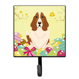 Caroline'S Treasures Easter Eggs Basset Hound Wall Hook, Small, Multicolor