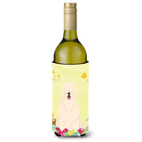 Caroline'S Treasures Bb6024Literk Easter South Russian Sheepdog Wine Bottle Beverage Insulator Hugger, 750Ml, Multicolor