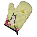 Caroline'S Treasures Easter Eggs West Siberian Laika Spitz Oven Mitt, Multicolor, 12 X 8.5